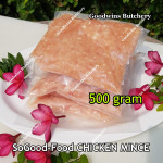 Chicken boneless mix breast & leg skin-on CHICKEN MINCE SoGood frozen So Good Food (price/pack 500g)